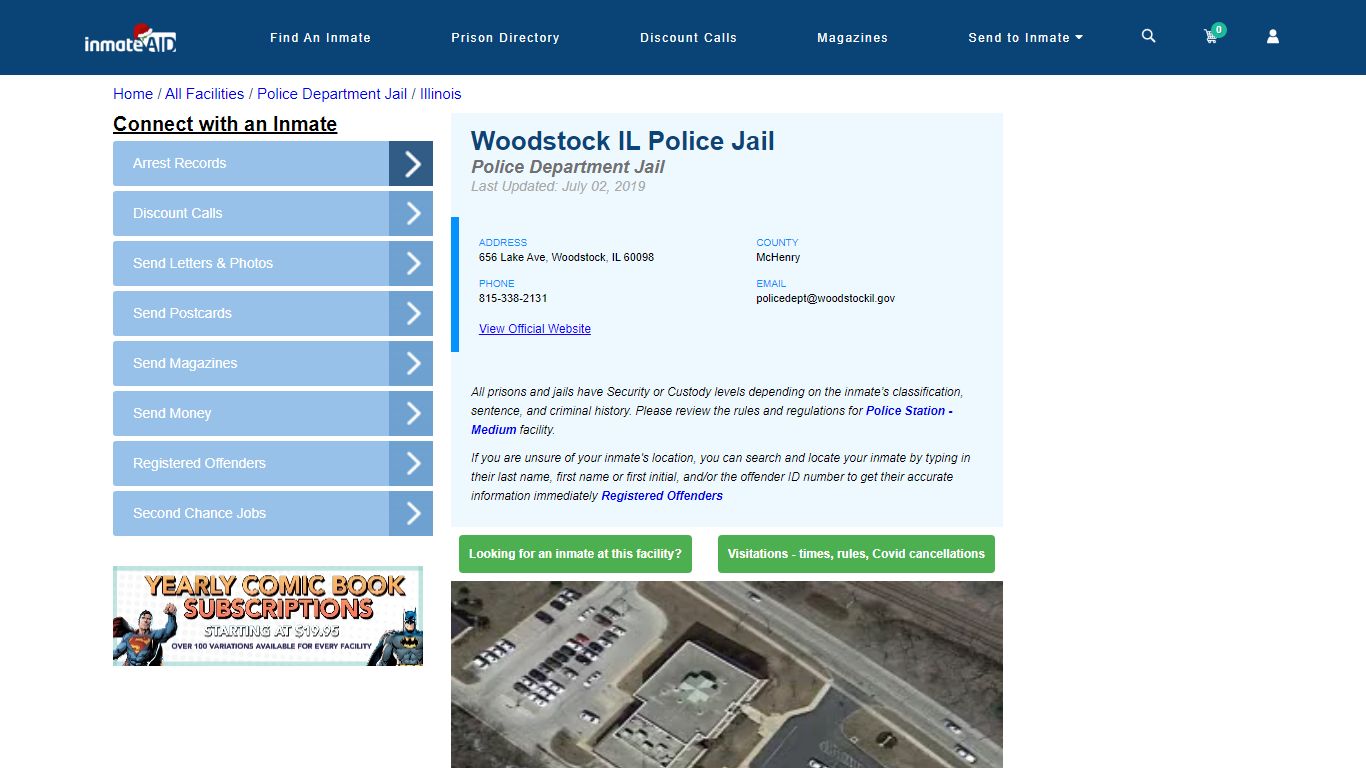 Woodstock IL Police Jail & Inmate Search - Woodstock, IL